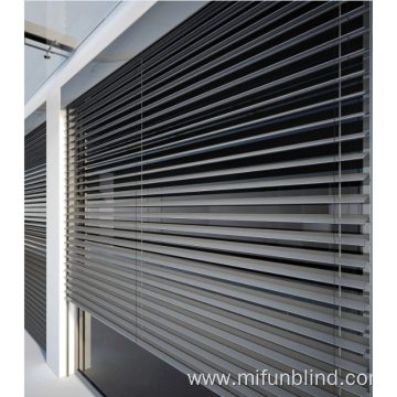 Indoor Outdoor Manual 25mm Slats Aluminum Venetian Blinds